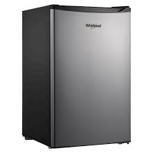 Whirlpool 4.3 cu ft Mini Refrigerator Stainless Steel – Brands 4 Less